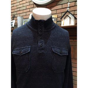 Mens Lucky Blue Long Sleeve Cotton Shirt Great